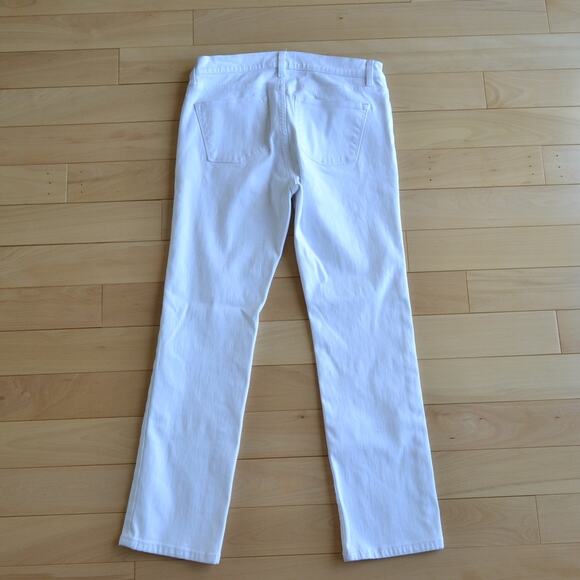 Lauren Jeans Co Ralph Lauren White Jean Pants Size 8P - Picture 4 of 4